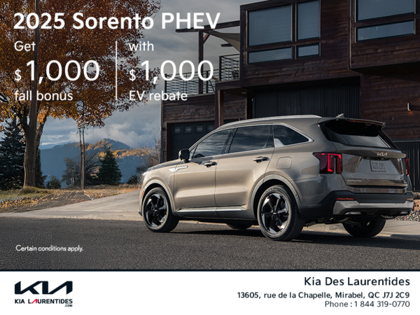 Get the 2025 Kia Sorento!