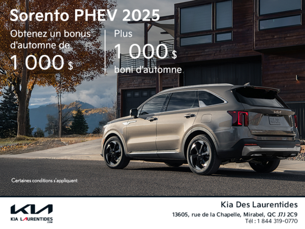 Le Kia Sorento 2025!