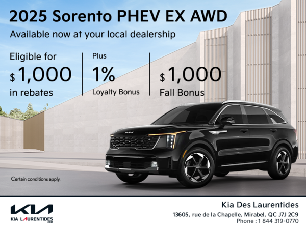 Get the 2025 Kia Sorento!
