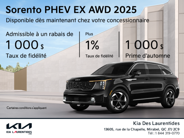 Le Kia Sorento 2025!