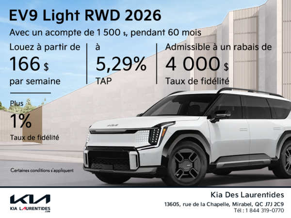 La Kia EV9 2026!