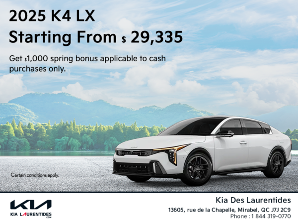 2025 Kia K4 LX