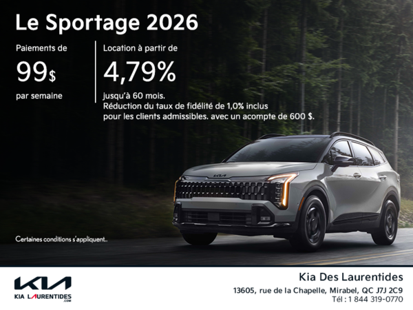 Kia Sportage 2026