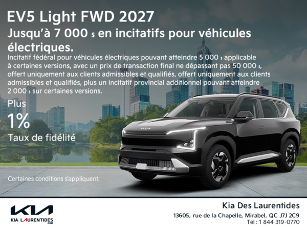 Kia EV5 Light FWD 2027