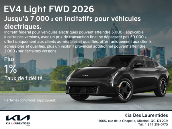 La Kia EV4 2026!