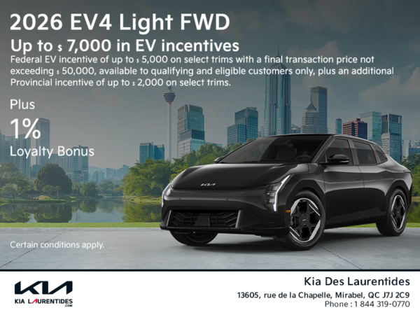 Get the 2026 Kia EV4!