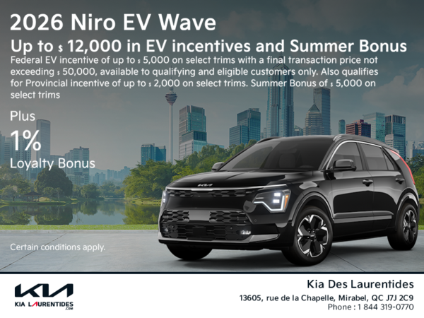Kia 2026 Niro EV Wave 