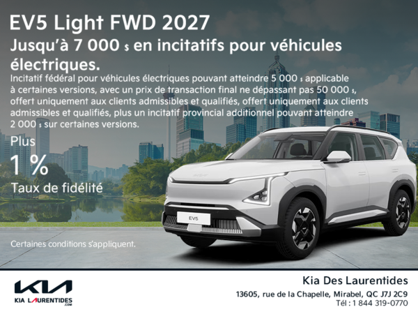 Kia EV5 Light FWD 2027