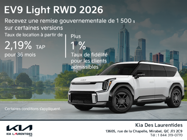La Kia EV9 2026!