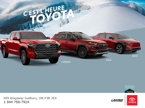 C'est l'heure Toyota!