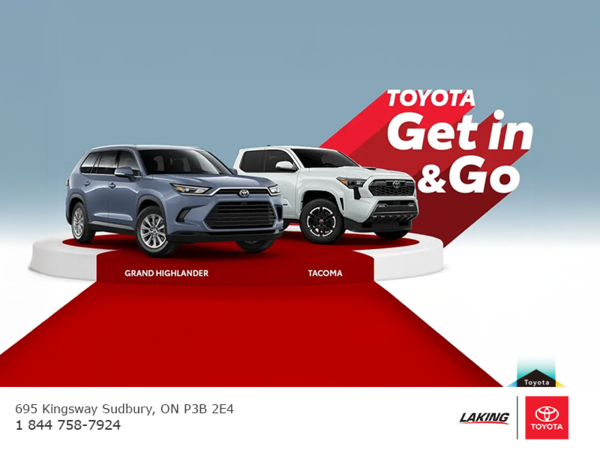 Get in and go!