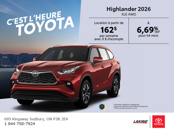 Toyota Highlander 2026