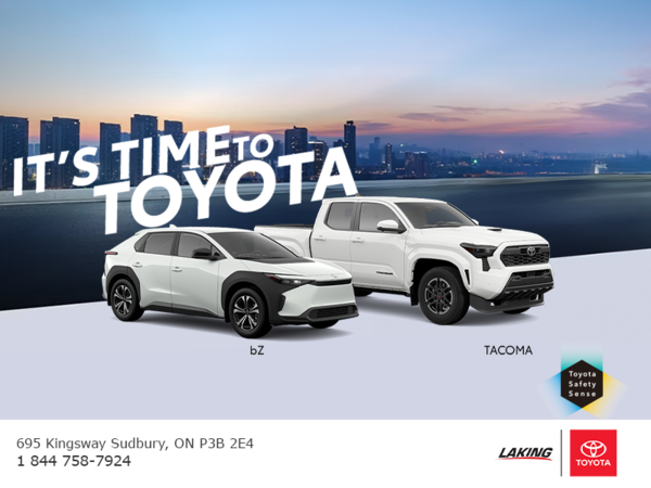 It's time to Toyota!