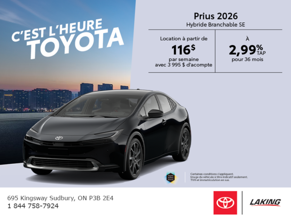 Toyota Prius Plug-In Hybrid 2026