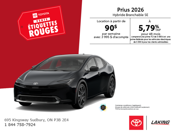 Toyota Prius Plug-In Hybrid 2026