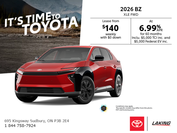 2026 Toyota bZ