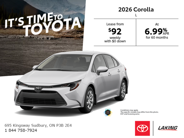 2026 Toyota Corolla