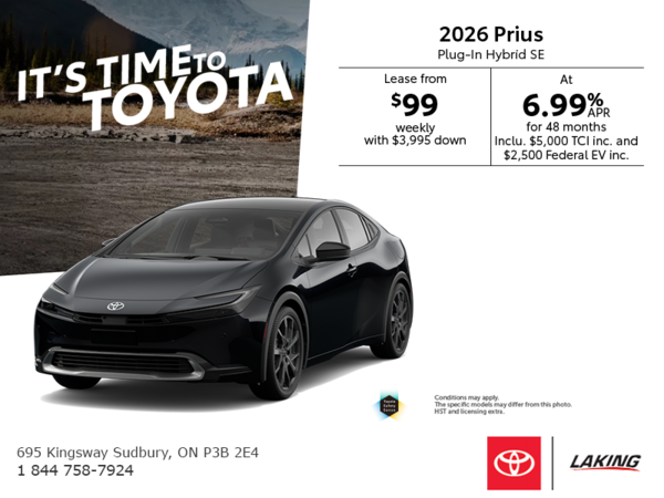 2026 Toyota Prius Plug-In Hybrid
