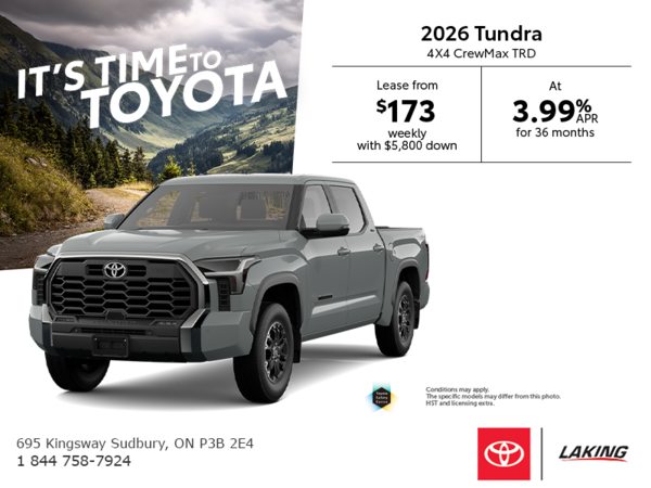 2026 Toyota Tundra