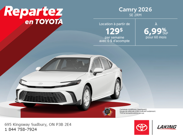 Toyota Camry Hybrid 2026