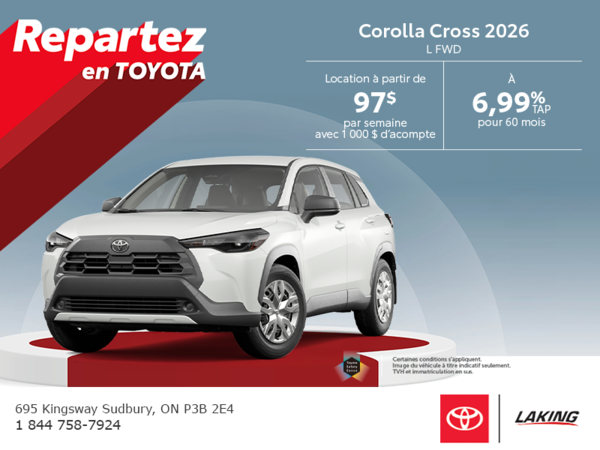 Toyota Corolla Cross 2026