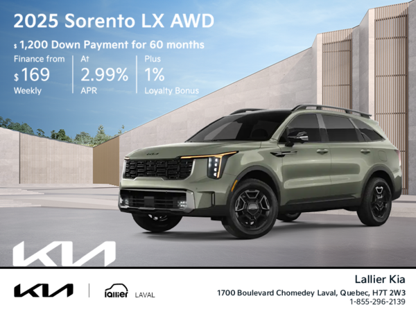 Get the 2025 Kia Sorento!