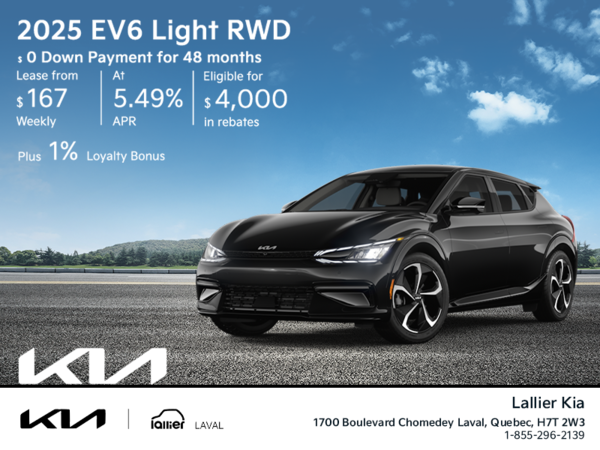 Get the 2025 Kia EV6!
