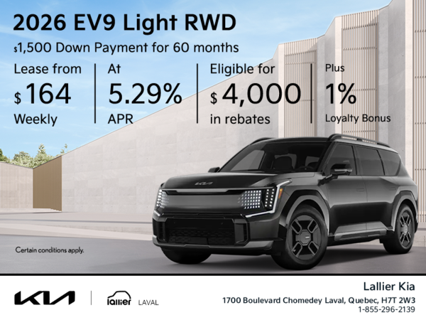 Get the 2026 Kia EV9!