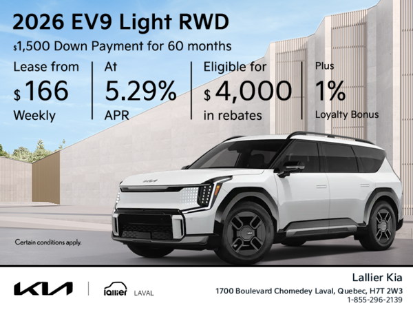 Get the 2026 Kia EV9!