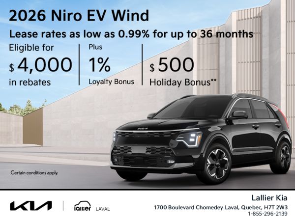 Get the 2026 Kia Niro EV!