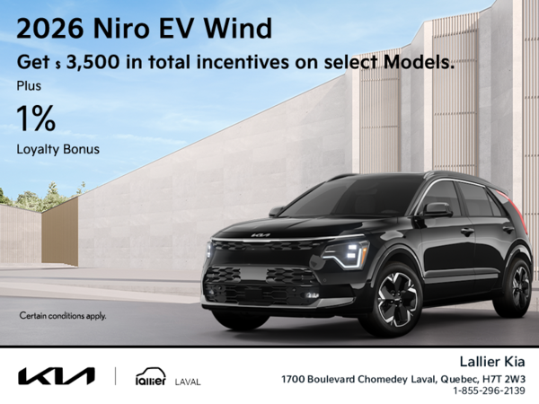 Get the 2026 Kia Niro EV Wind!