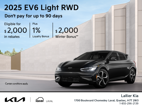 Get the 2025 Kia EV6!