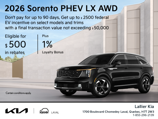Get the 2026 Kia Sorento!