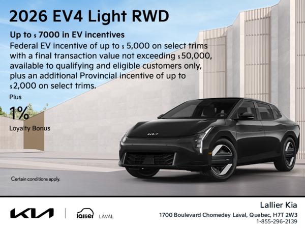 Get the 2026 Kia EV4!