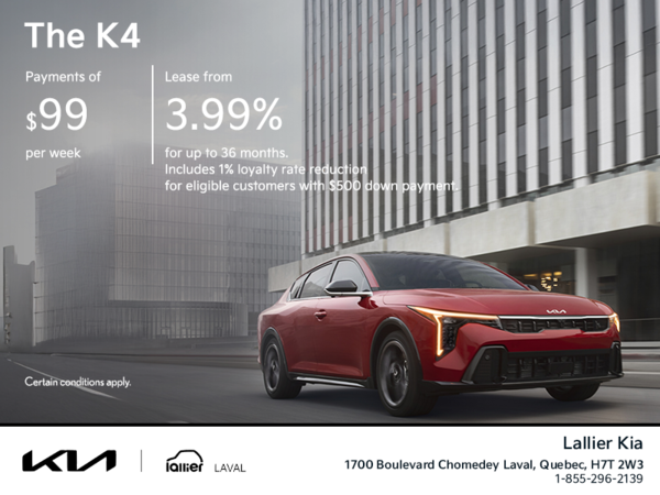 Get the Kia K4 !