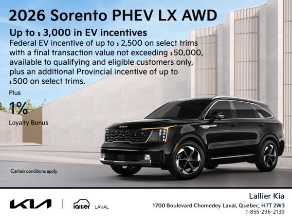 Kia 2026 Sorento PHEV
