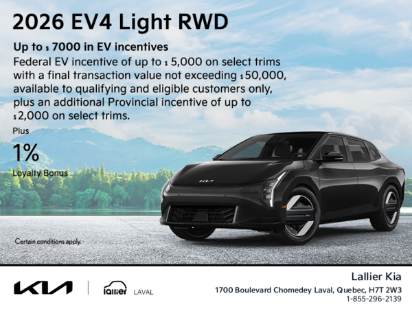 Get the 2026 Kia EV4!