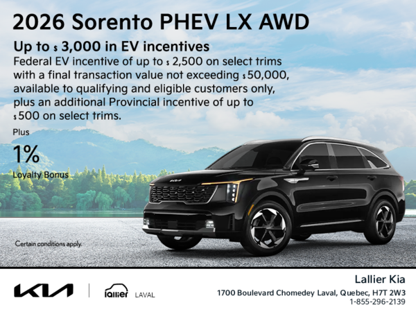 Kia 2026 Sorento PHEV