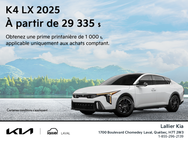 Kia K4 LX 2025