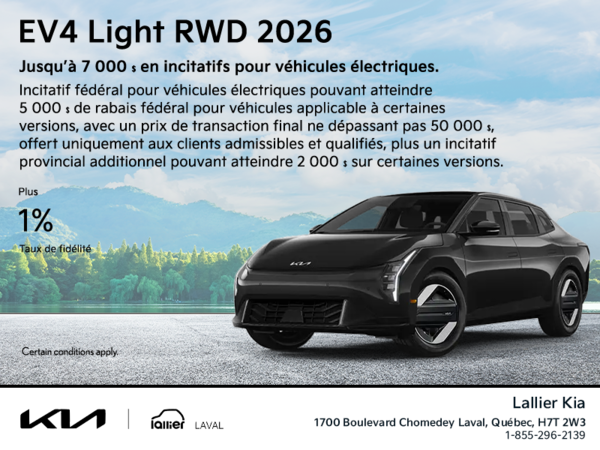 La Kia EV4 2026!