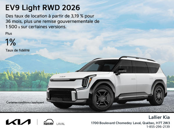 La Kia EV9 2026!