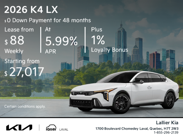 2026 Kia K4 LX