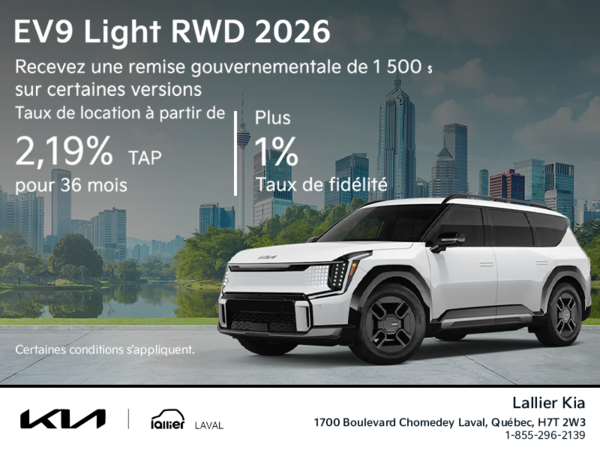 La Kia EV9 2026!