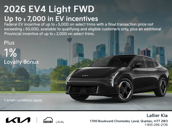 Get the 2026 Kia EV4!