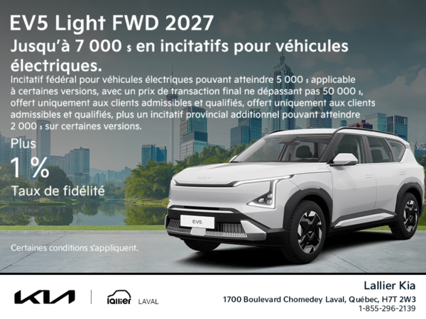 Kia EV5 Light FWD 2027