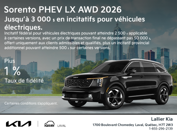 Kia Sorento PHEV 2026 