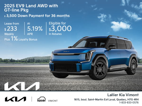 Get the 2025 Kia EV9!