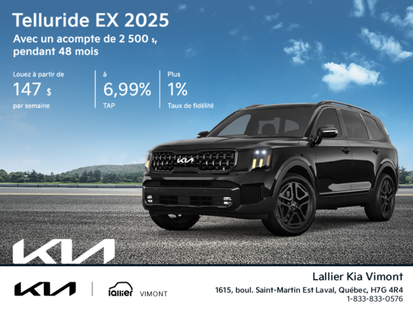 Le Kia Telluride 2025!