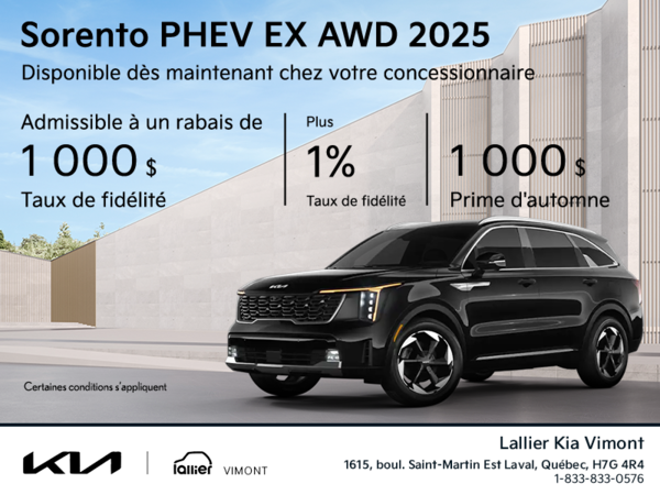 Le Kia Sorento 2025!