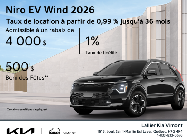 Le Kia Niro EV 2026!